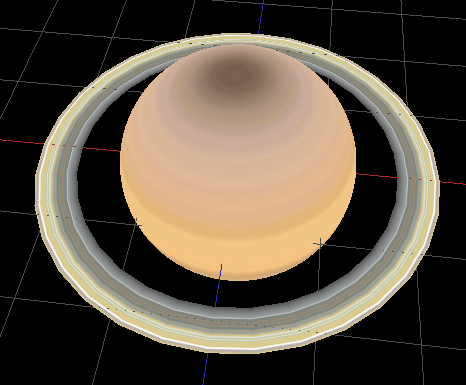 3D model of the planet Jupiter.