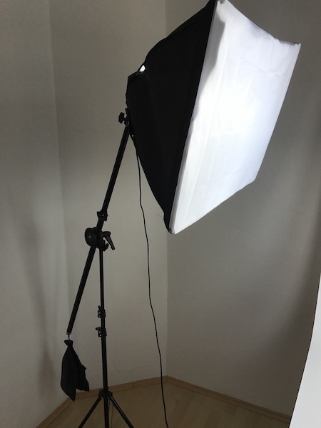 Softboxes give proper light
